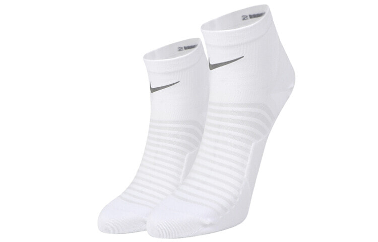 Nike Spark Lightweightankle 跑步运动短袜 情侣款 1双装 白色 / Nike Spark Lightweight SK0049-100