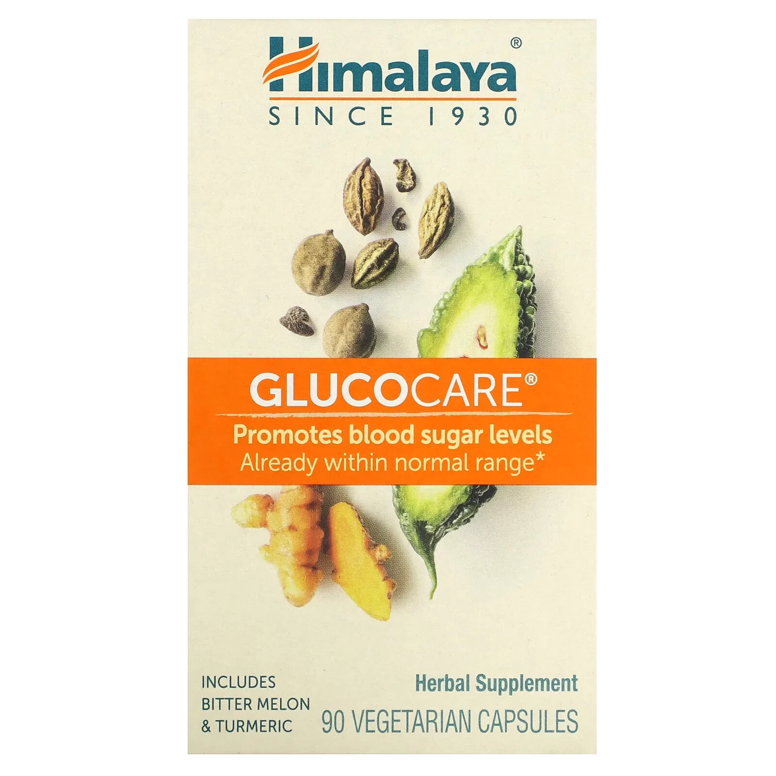 Himalaya, GlucoCare, 180 Vegetarian Capsules