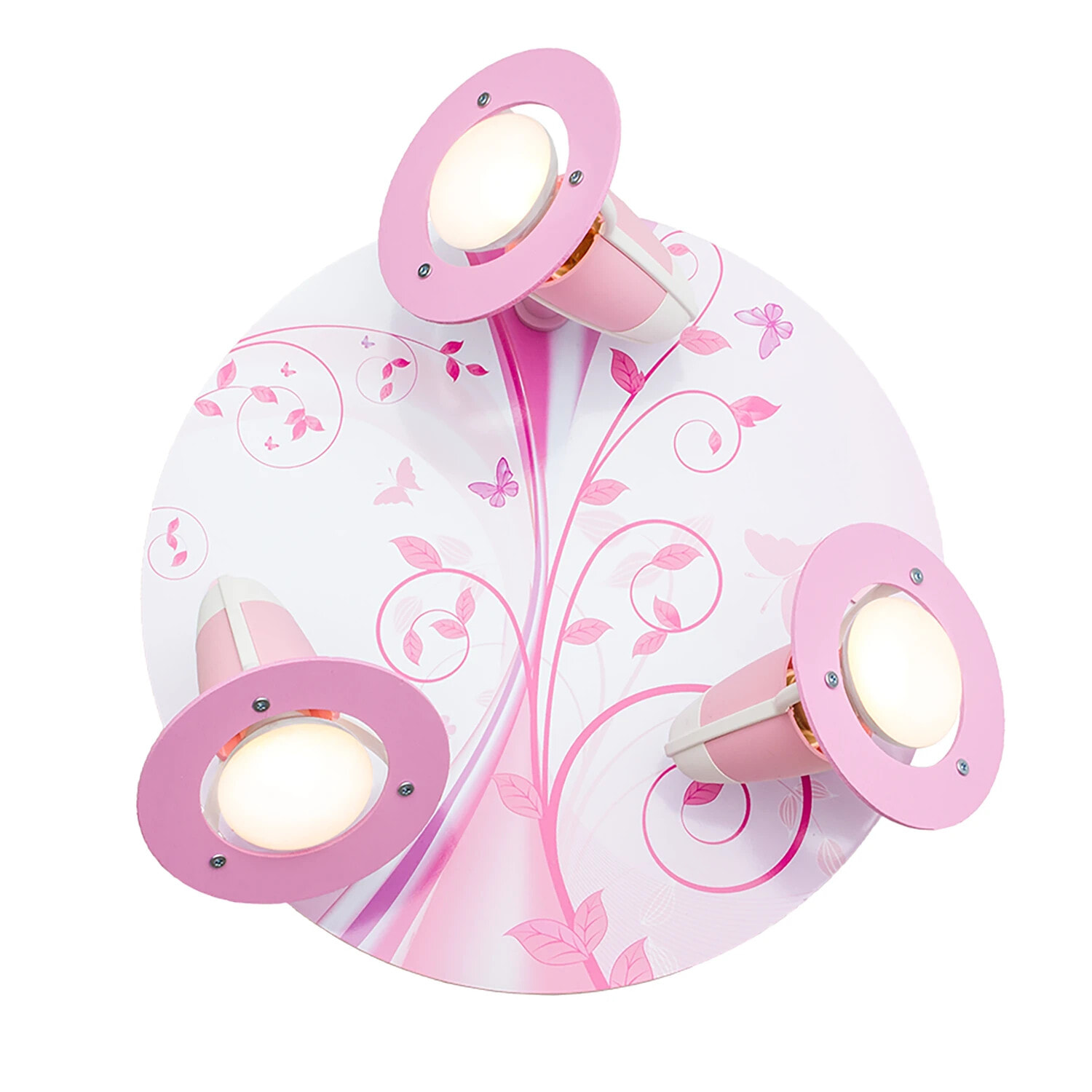 Потолочный светильник Elobra розовый цвет