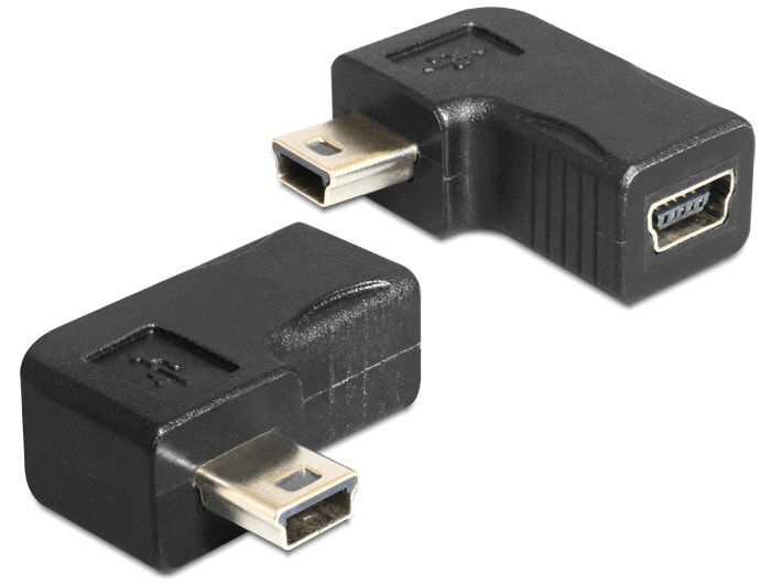 DeLOCK 65448 кабельный разъем/переходник USB-B mini Черный