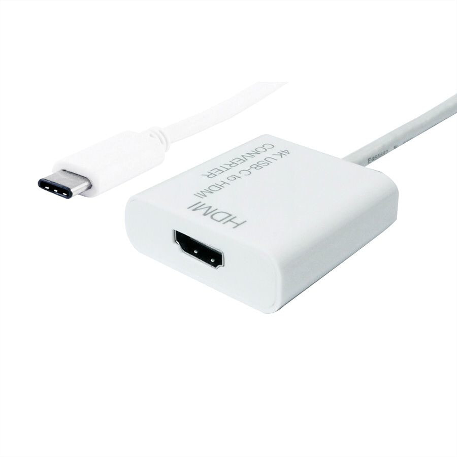 Value USB 3.1 - HDMI 0,1 m USB Type-C Белый 12.99.3210