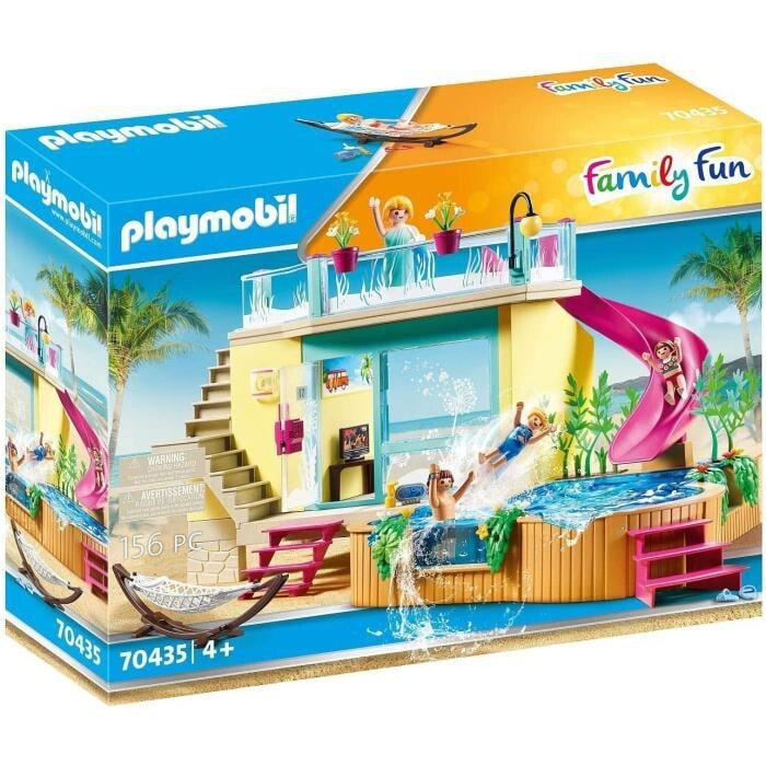 Игровой набор Playmobil FamilyFun Бунгало с бассейном  70435