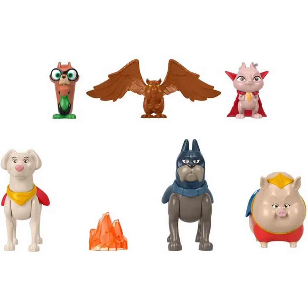 FISHER PRICE Dc League Of Super Pets Figure Multi Pack