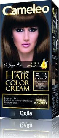 Краска для волос Delia Delia Cameleo Hcc Farba Permanentna Omega+ 5.3 Light Golden Brown