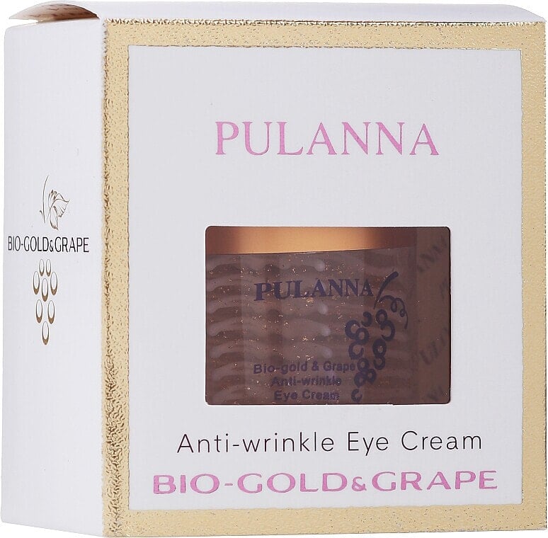 Anti-Falten-Augencreme mit Bio-Gold und Traubenextrakt - Pulanna Bio-gold & Grape Anti-wrinkle Eye Cream