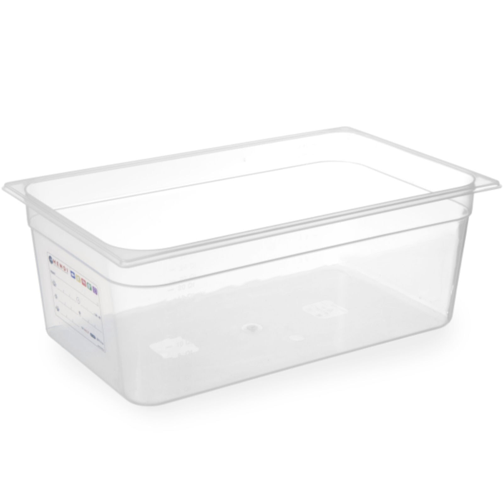 HACCP GN 1/1 polypropylene container, height 65 mm - Hendi 880036