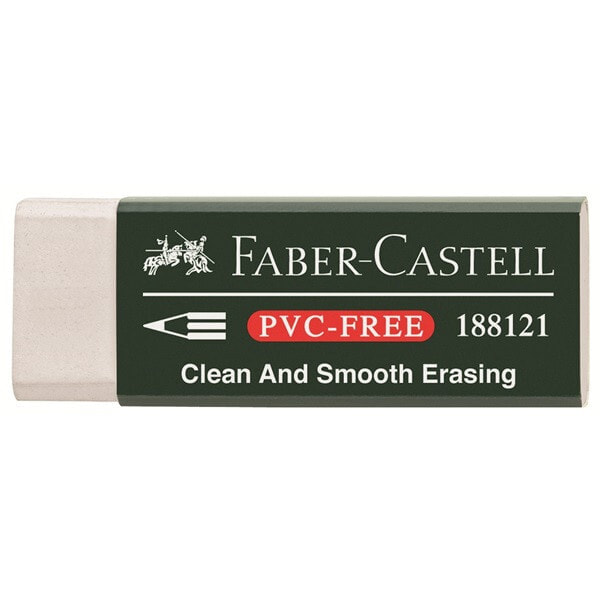 Faber-Castell 188121 ластик Пластик Белый 1 шт