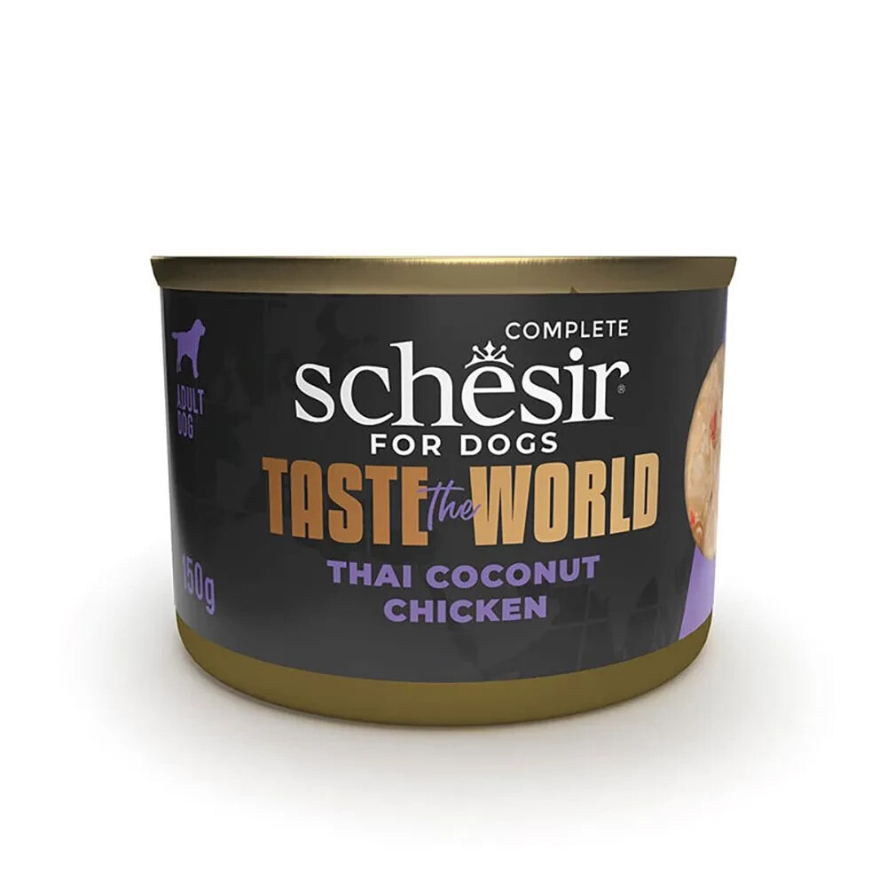 SCHESIR Taste the world chicken thai coconut wet dog food 150g