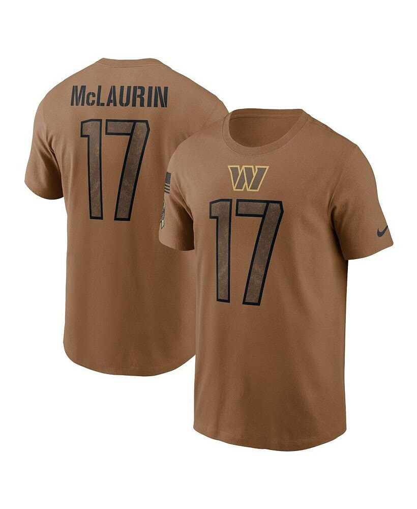 Nike men's Terry McLaurin Brown Washington Commanders 2023 Salute To Service Name and Number T-shirt