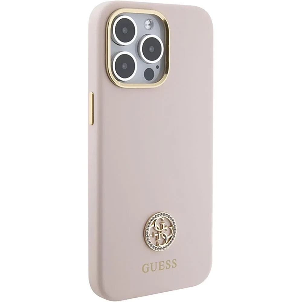 GUESS Guhcp15Xm4Dgpp iPhone 15 Pro Max 6.7 Jasno Silicone Strass 4G phone case