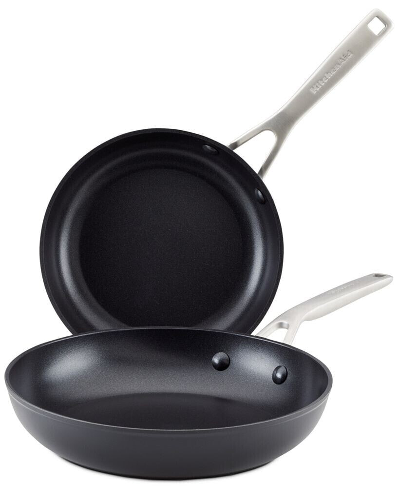 KitchenAid hard-Anodized 2 Piece Induction Nonstick Frying Pan Set