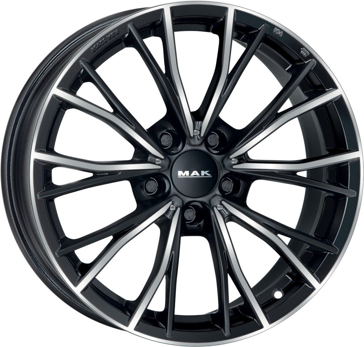 Колесный диск литой Mak Mark black mirror 8.5x19 ET30 - LK5/120 ML72.6