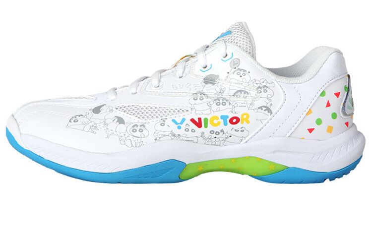 Victor Badminton Shoes Unisex Low-Top White