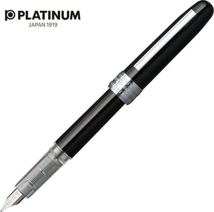 Письменная ручка Platinum Pióro wieczne Platinum Plaisir Black, F, czarne