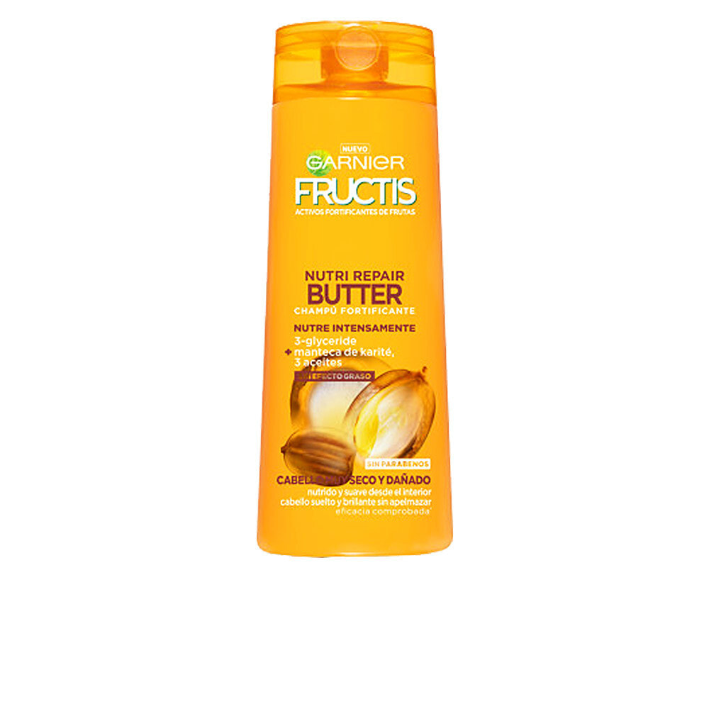 Garnier Fructis Nutri Repair Butter Shampoo Интенсивный укрепляющий и восстанавливающий шампунь с маслом ши 360 мл