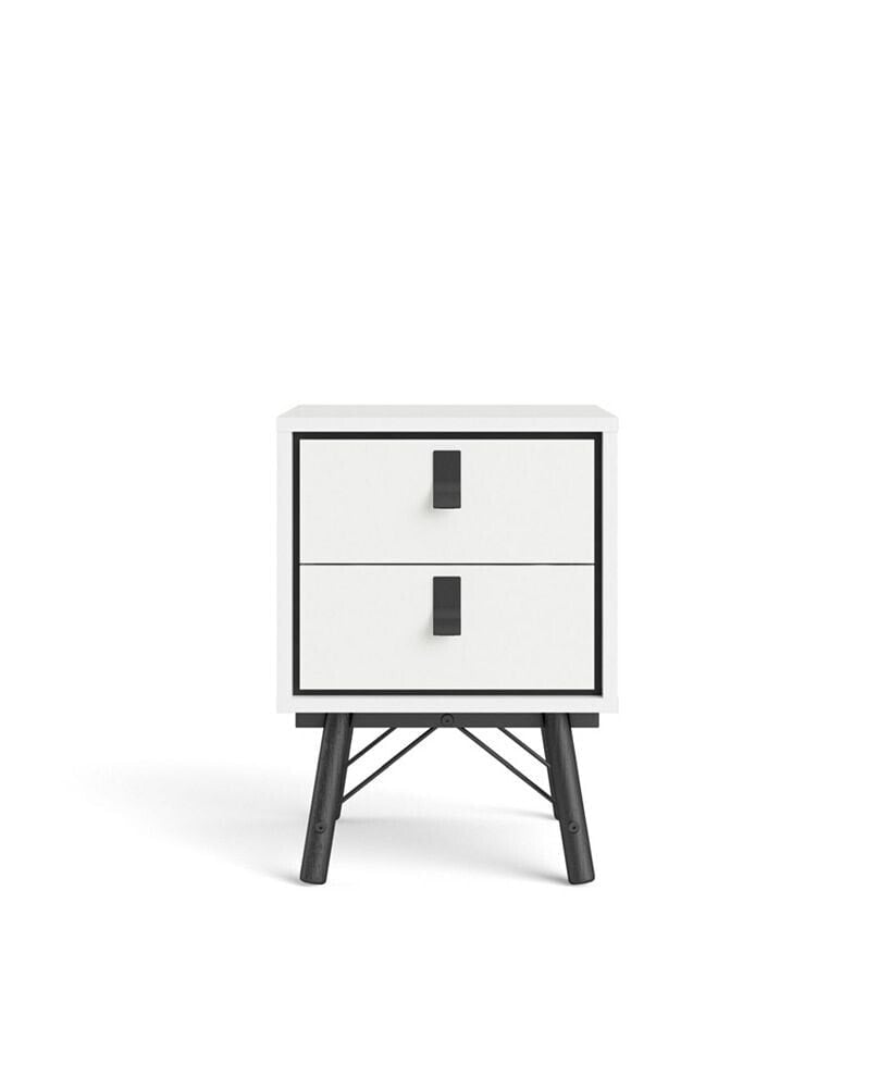 Tvilum 2-Drawer Nightstand