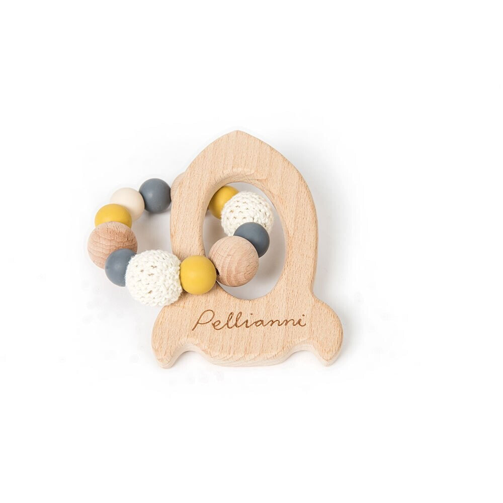 PELLIANNI Rocket Teether. Mustard