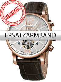 Ремешок или браслет для часов Perigaum Replacement Strap Leather P-1111 Brown without Clasp 24 mm