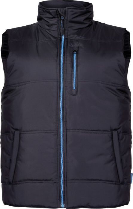 Lahti Pro Insulated Vest Black and Blue Size M (L4130802)