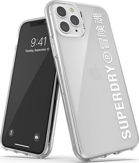 чехол силиконовый прозрачный iPhone 11 Pro Superdry