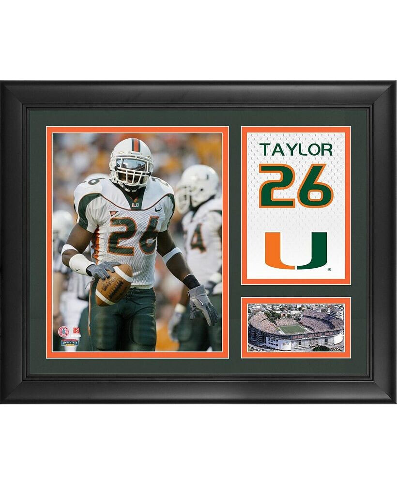 Fanatics Authentic sean Taylor Miami Hurricanes Framed 15'' x 17'' Campus Legend Collage