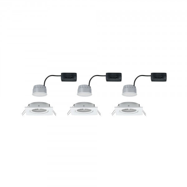 Комплект встраиваемых светодиодных светильников Paulmann Nova Coin 93490 LED 3x6,5W