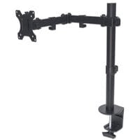 Manhattan TV & Monitor Mount - Desk - Full Motion - 1 screen - Screen Sizes: 10-27