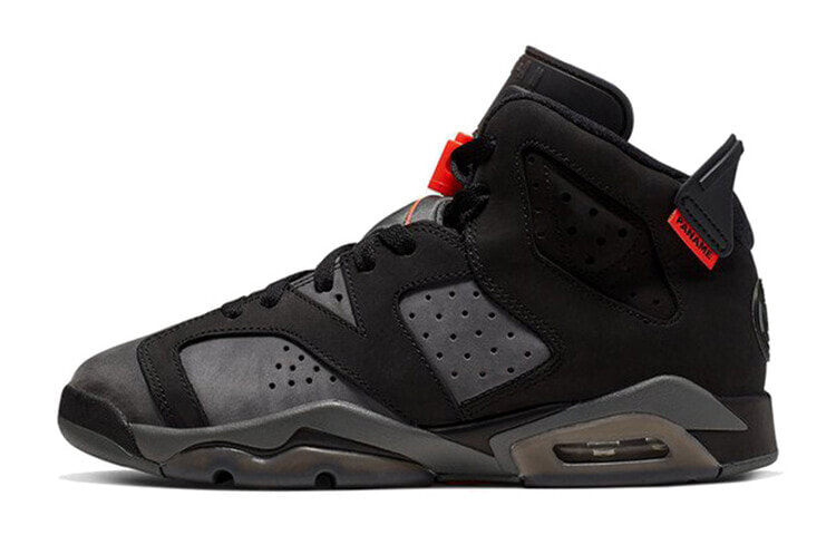 Jordan Air Jordan 6 RETRO PSG 大巴黎 中帮 复古篮球鞋 GS 灰黑 / Кроссовки Jordan Air Jordan 6 RETRO PSG GS CN1078-001