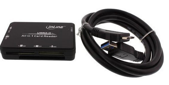 InLine 76631C кардридер Черный USB 3.2 Gen 1 (3.1 Gen 1)