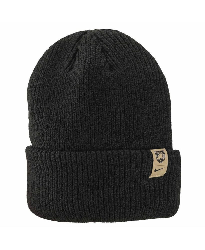 Nike men's Black Army Black Knights 2023 Rivalry Collection Fisherman Knit Beanie