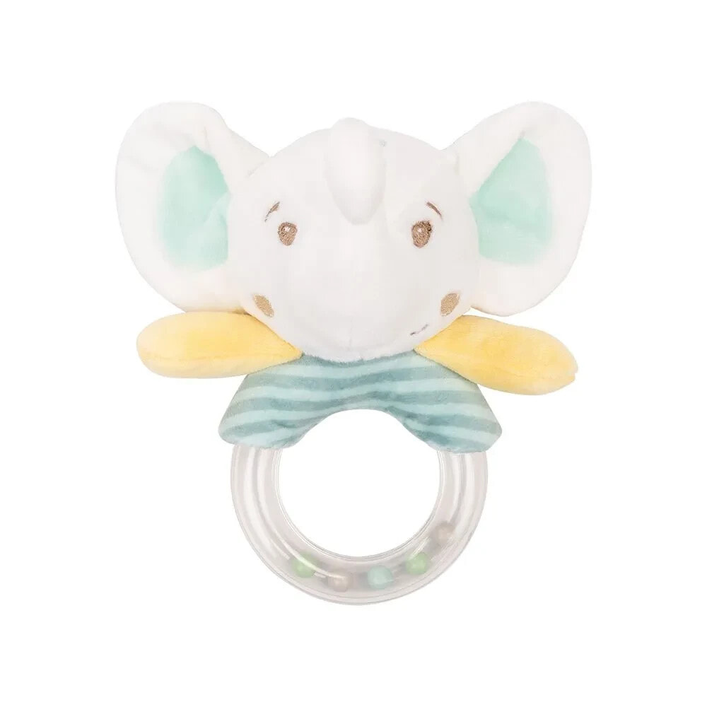 KIKKABOO Elephant Time Stuffed Rattle