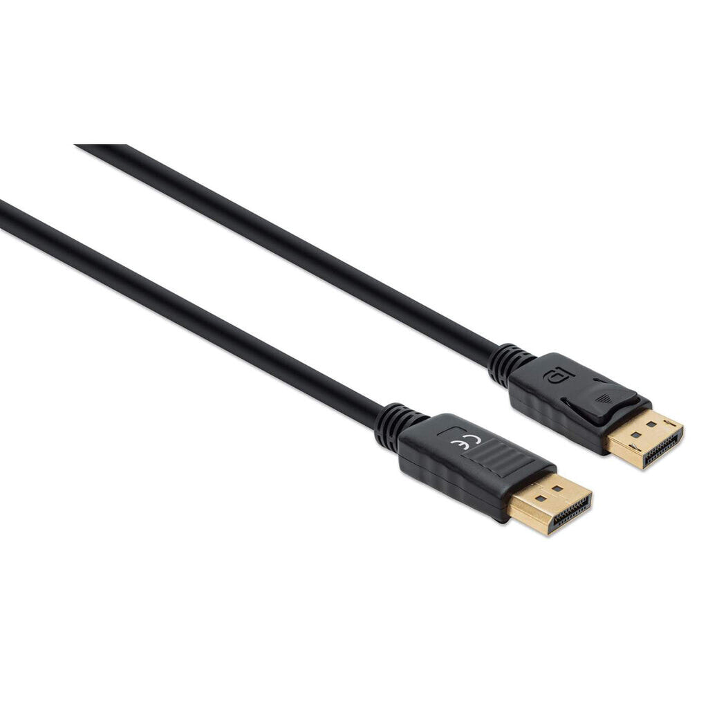 Manhattan 355582 DisplayPort кабель 3 m Черный