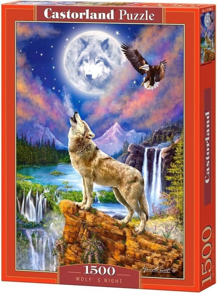 Castorland Puzzle 1500 Wolf's Night