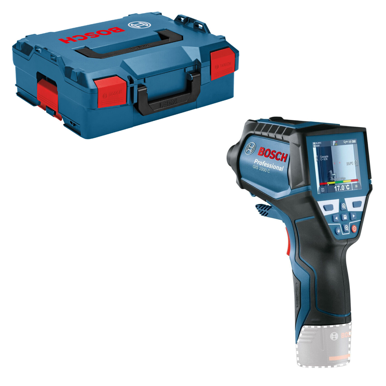 Bosch Thermodetektor 12V GIS 1000 C ohne Akku ohne Lader in L-Boxx