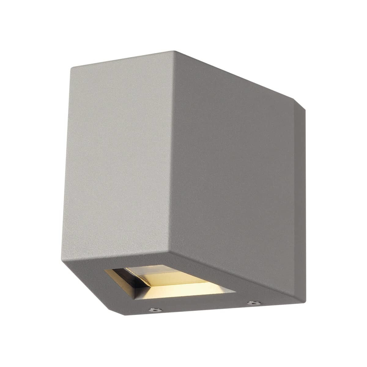 SLV OUT Beam - Surfaced - Square - 2 bulb(s) - 3000 K - IP44 - Grey