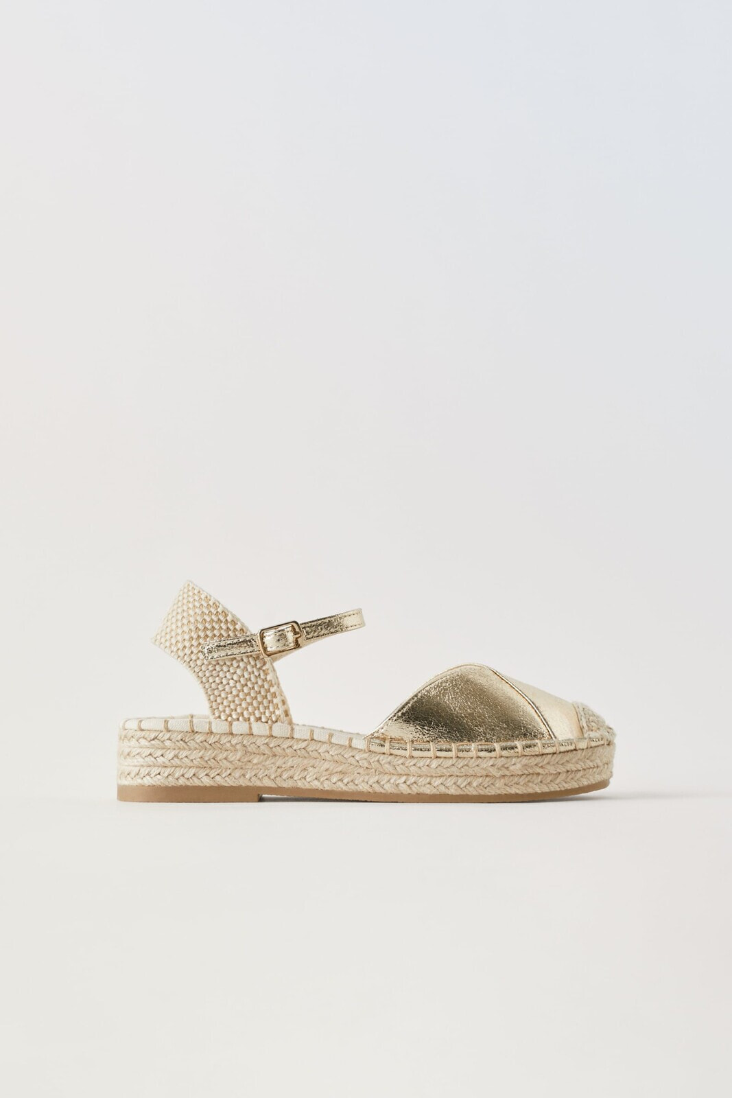 Metallic espadrilles