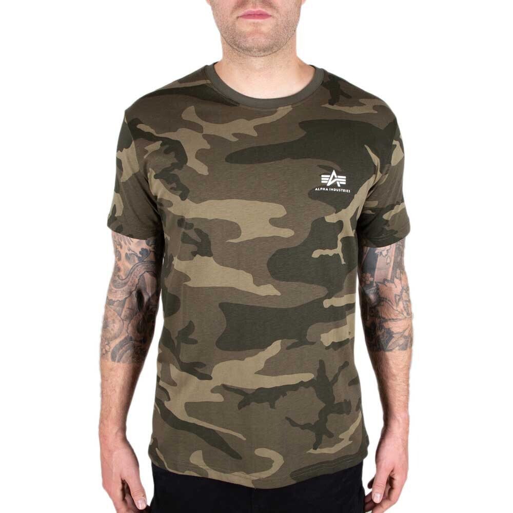 ALPHA INDUSTRIES Backprint Camo Short Sleeve T-Shirt