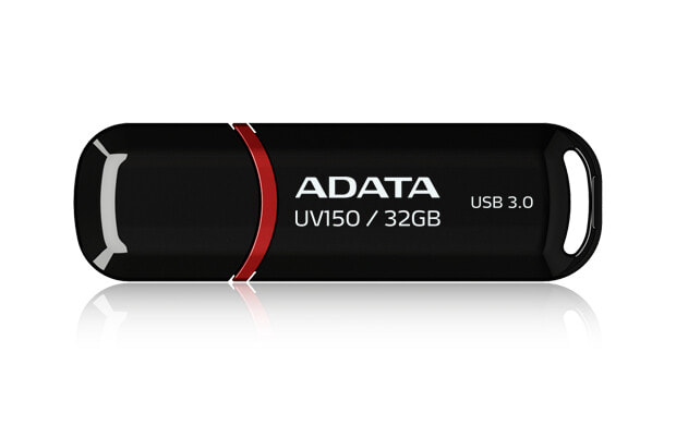 ADATA 32GB DashDrive UV150 USB флеш накопитель USB тип-A 3.2 Gen 1 (3.1 Gen 1) Черный AUV150-32G-RBK