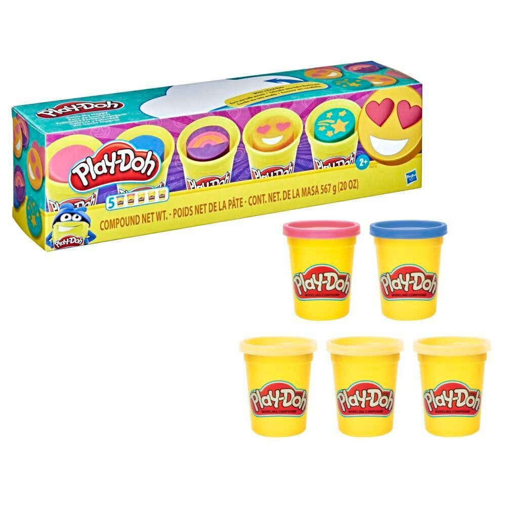 PLAY-DOH Pack 4+1 Colors And Happiness