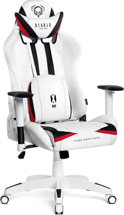 Fotel Diablo Chairs X-RAY Normal Size L Biało-czarny