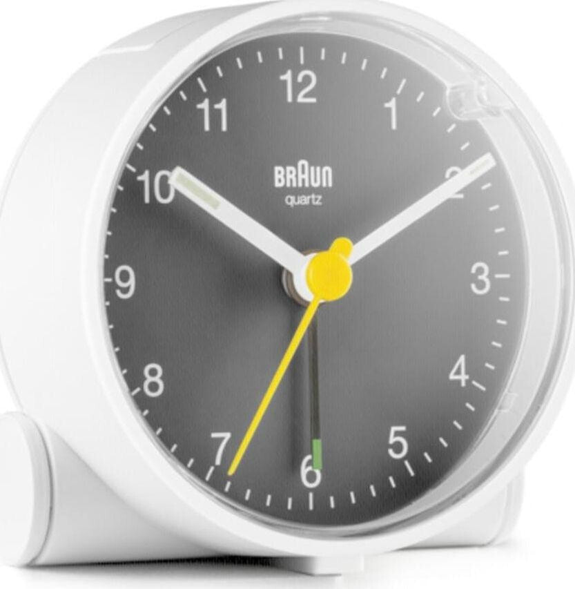 Braun BC 01 WB quartz alarm clock white (67006)