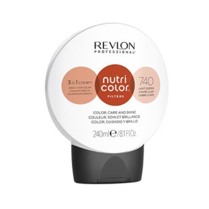 Revlon Nutri Color Filters 740 Краска, придающая блеск волосам, оттенок медный  240 мл