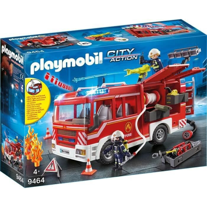 Игровой набор  Playmobil Пожарная машина с водометом,9464