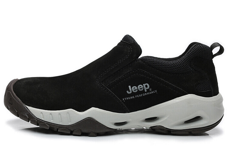 Jeep Casual Shoes Men Low-Top Black