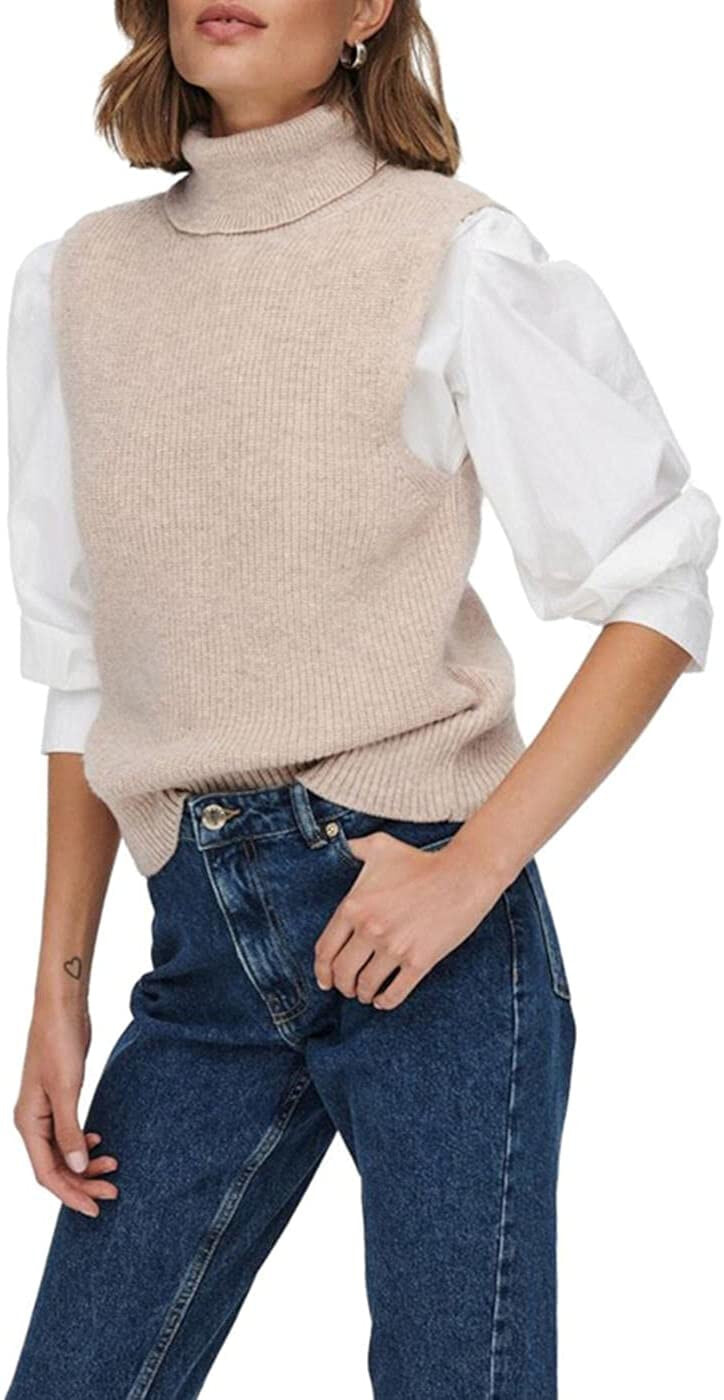 ONLY Female knitted turtleneck vest