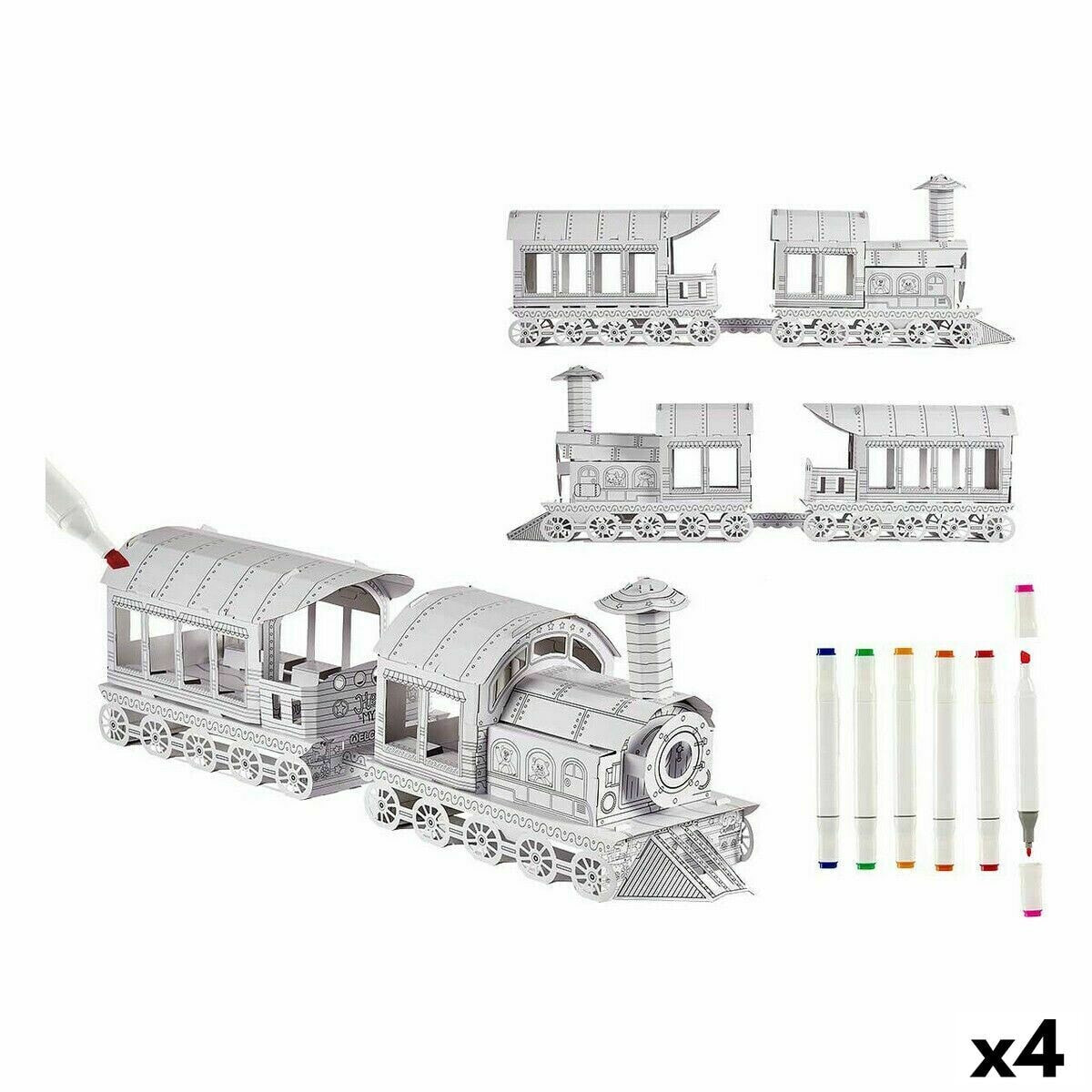 Paper Craft games Train (4 Units)
