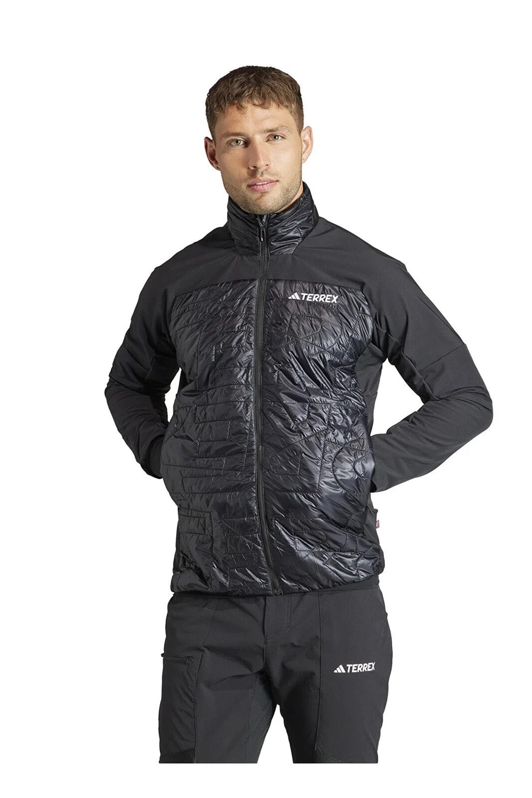 Siyah Erkek Dik Yaka Mont IB4196-XPR VARIL HYB JACKET