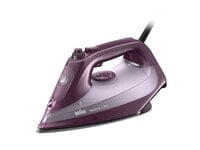 Braun TexStyle 7 Pro SI 7181 VI - Dry & Steam iron - EloxalPlus soleplate - 2.5 m - 230 g/min - Violet - 50 g/min