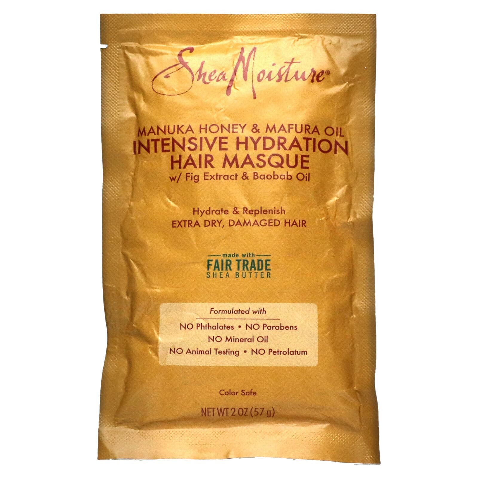 Manuka Honey & Mafura Oil Intensive Hydration Hair Masque, 2 oz (57 g)