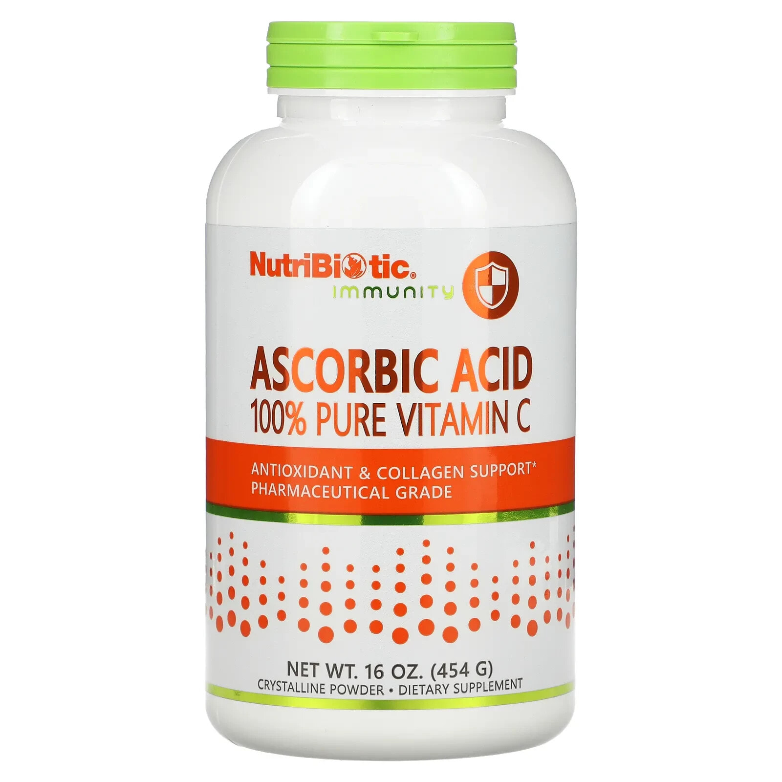 Immunity, Ascorbic Acid, 100% Pure Vitamin C, Crystalline Powder, 16 oz (454 g)